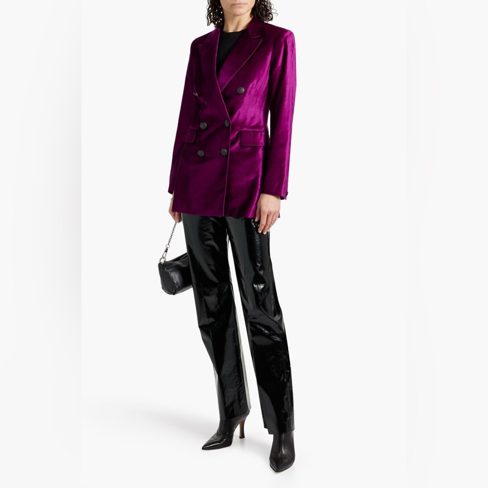 Rag and bone opal velvet jacket - Picture 3 of 11